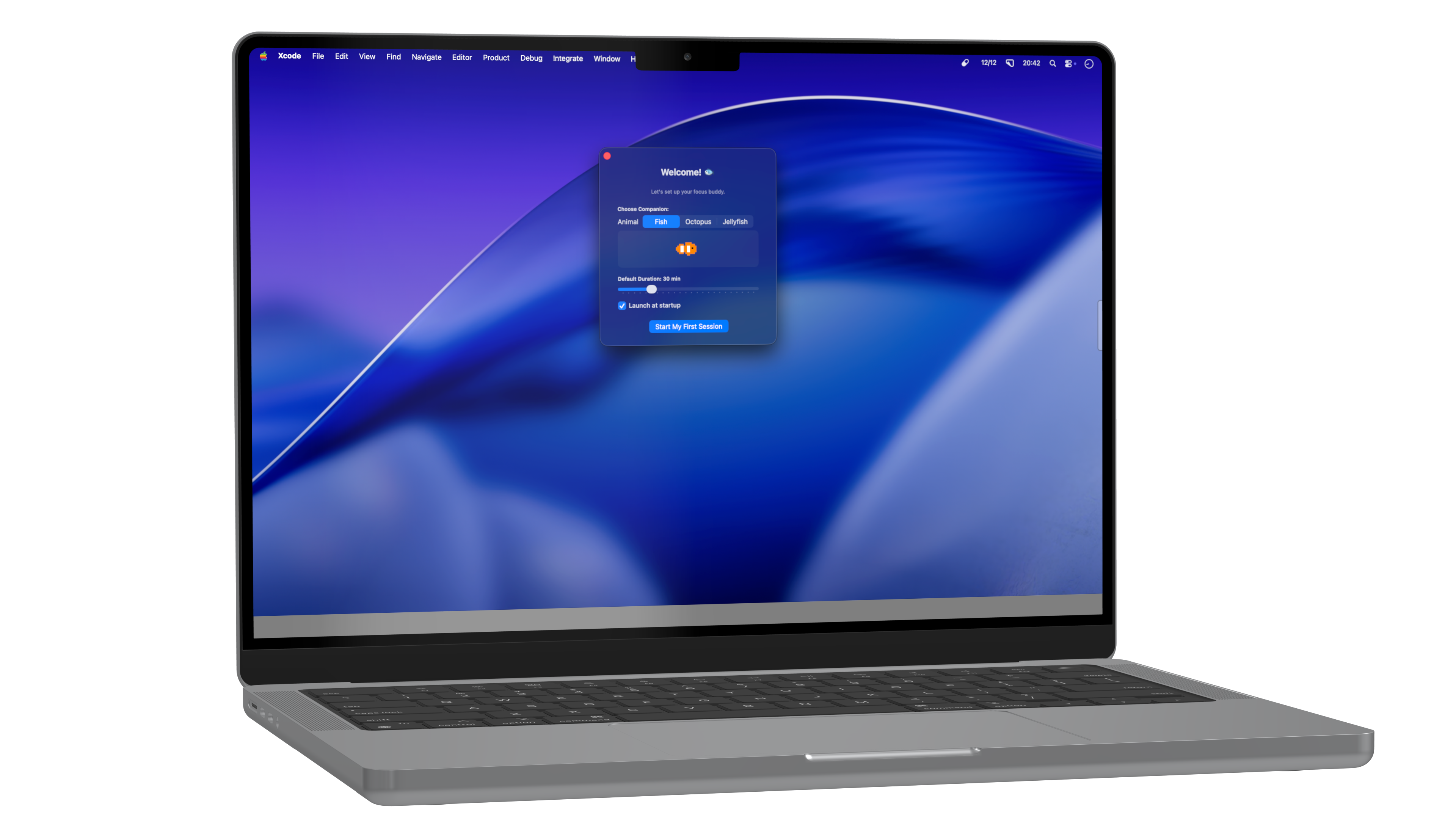 FocusPet app interface